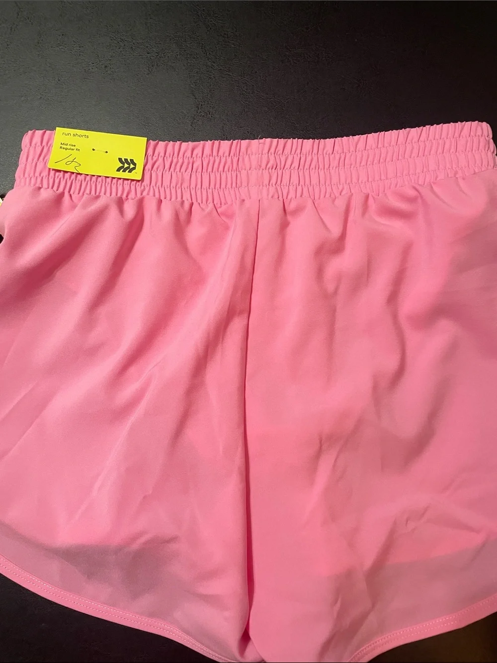 All in Motion Girls Sz. XLG 14 Athletic Pink Shorts w Elastic Waistband NWT